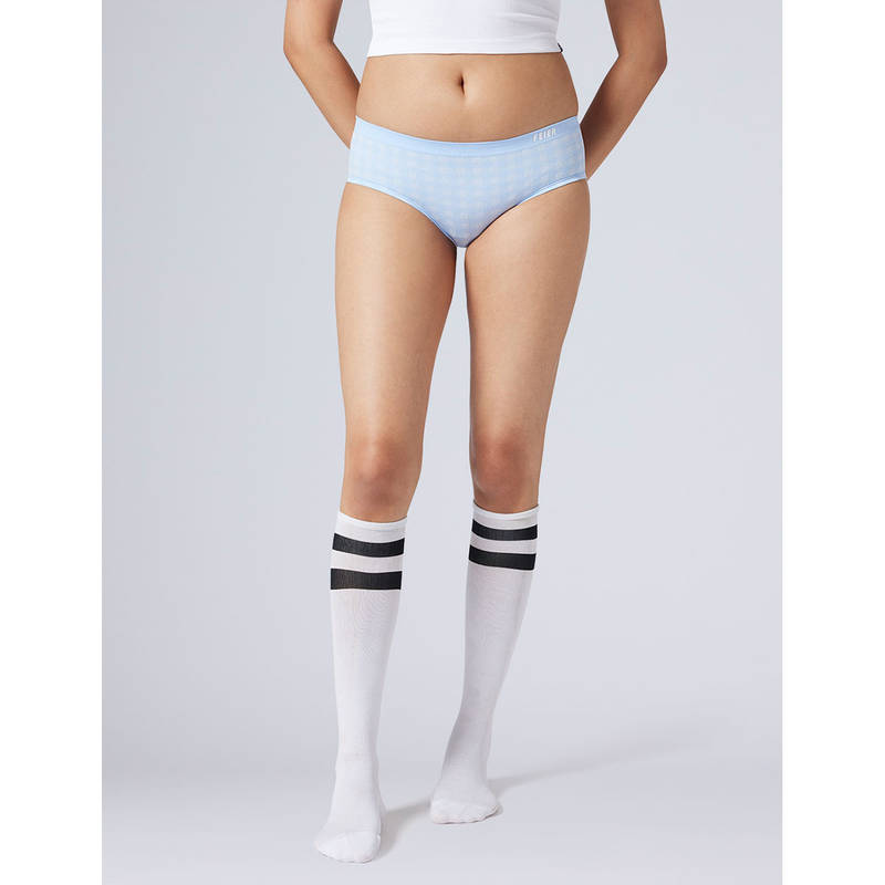 FEIER Blue Checks Picnic Hipster Panty (M)