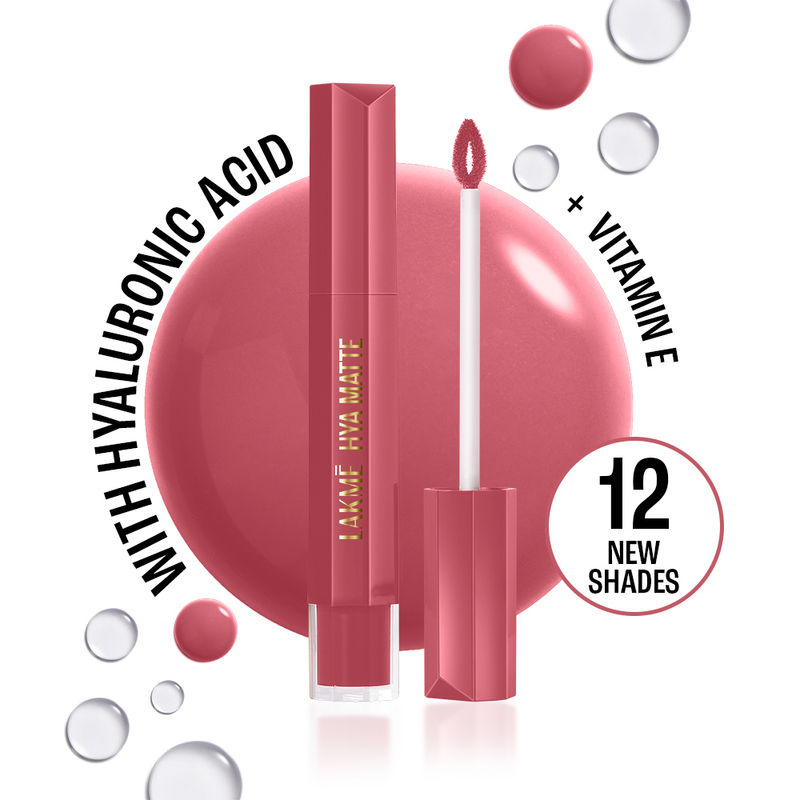 Lakme 9To5 Hya Matte Liquid Lipstick - Pro Pink Medium