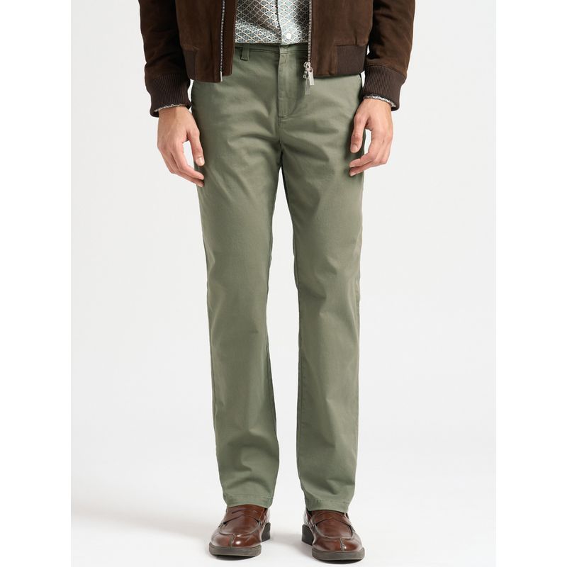 Selected Men's Green Slim Fit Chino Pants (30)