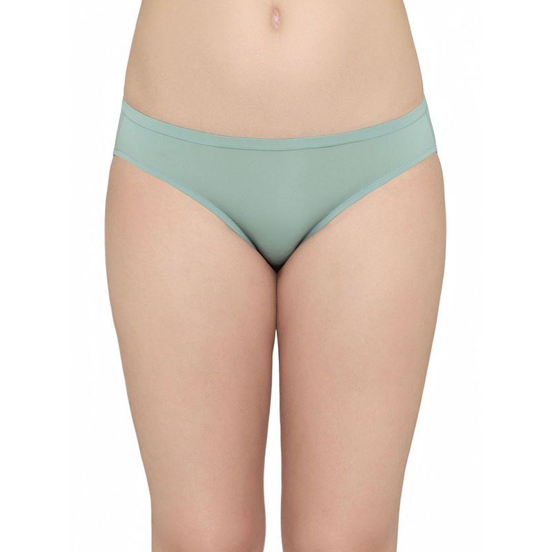 Wacoal Women's Everyday Elegance Low Waist Mid Coverage Everyday Green Bikini Panty (M)