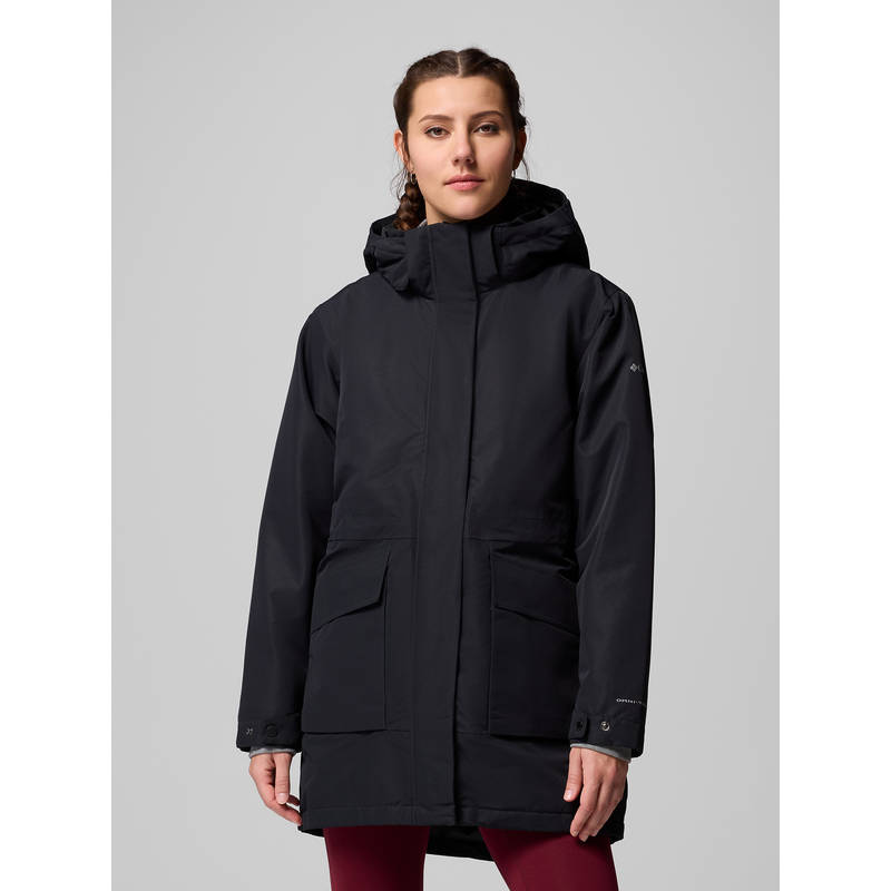 Columbia Women Black Omni-Heat Infinity Pulaski Hiking Trekking Jacket for upto -10°c (L)