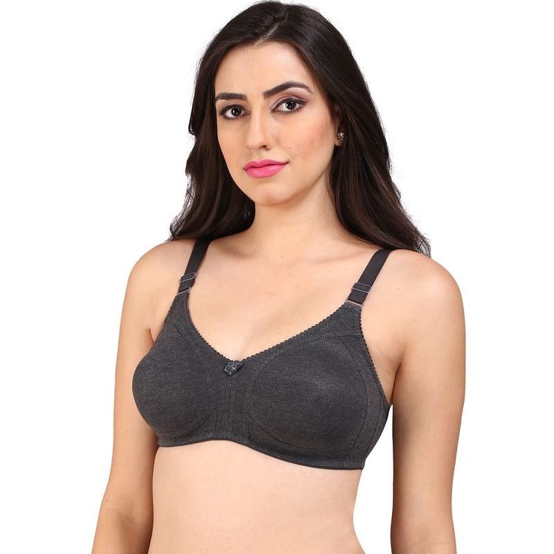 Bralux Tohfa Black NonPadded NonWired Cotton Bra Buy Bralux Tohfa