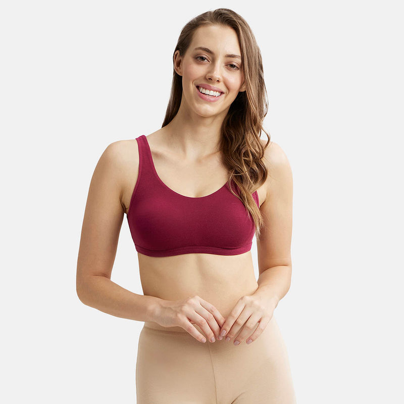 Buy Jockey 1550 Women's Super Combed Cotton Elastane Stretch Slip on