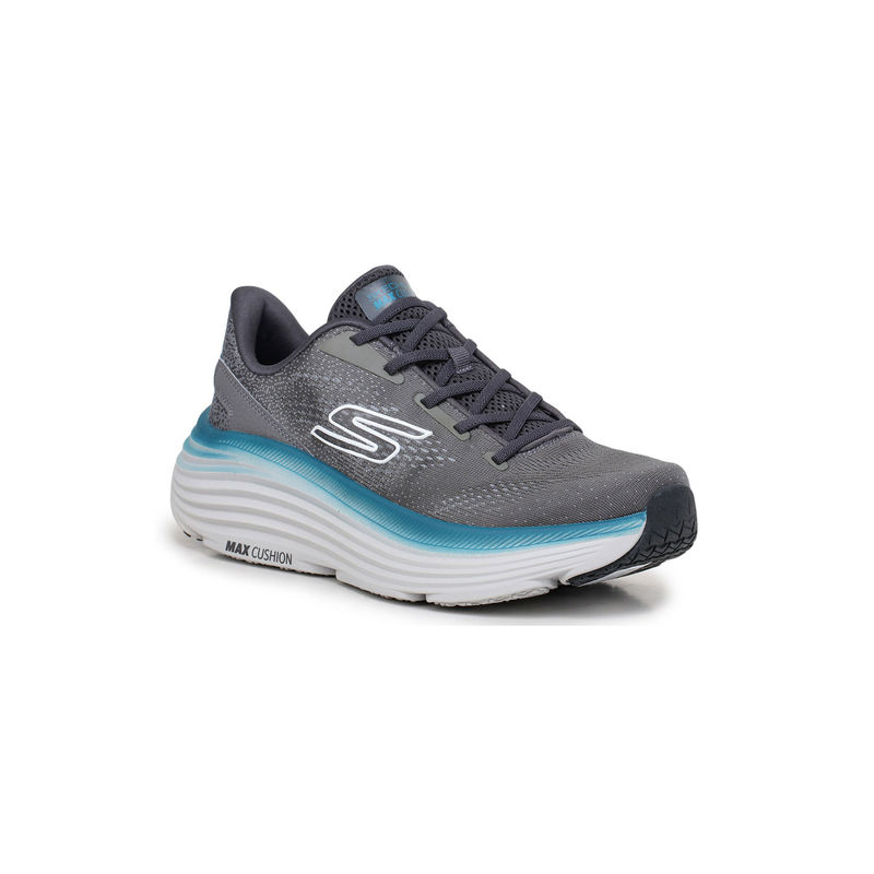 SKECHERS Men Grey MAX CUSHIONING ENDEAVOUR - KA Running Shoes (UK 10)