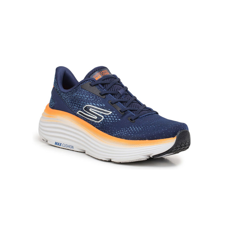 SKECHERS Men Navy Blue MAX CUSHIONING ENDEAVOUR - KA Running Shoes (UK 7)