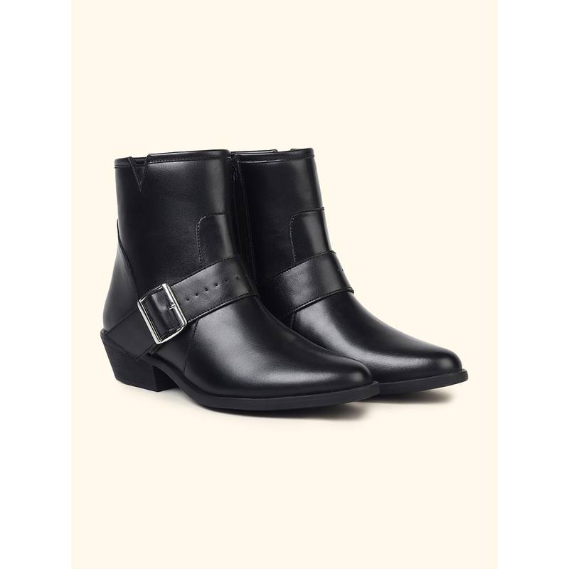 Yoho Women Black Boot 116 Casual Boots (UK 3)