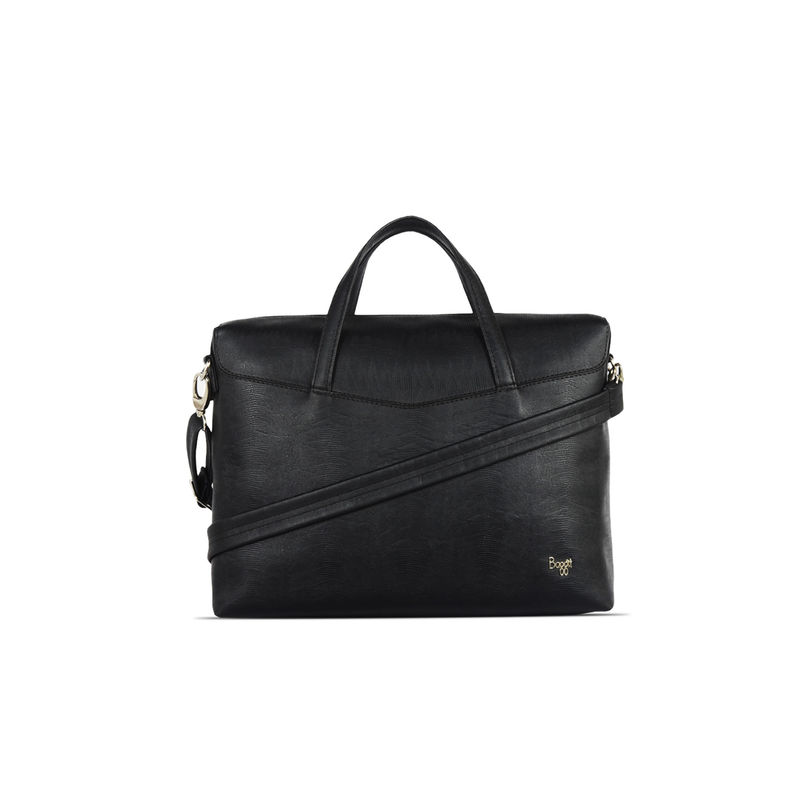 Buy Baggit Exide Black Large Laptop Bag Online