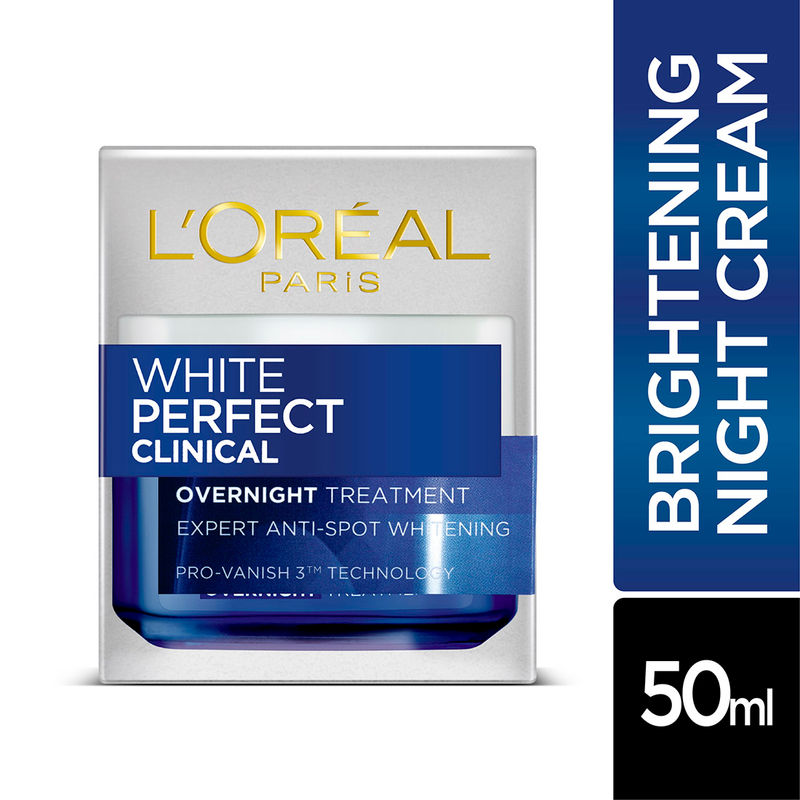 white perfect clinical night cream