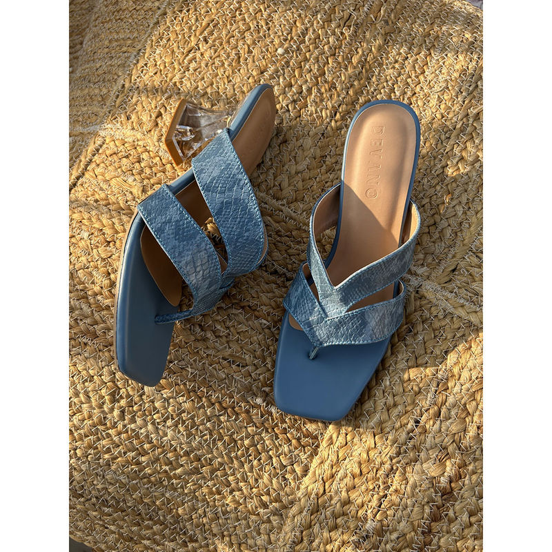 Devano Flow Mules Ocean Blue (EURO 36)
