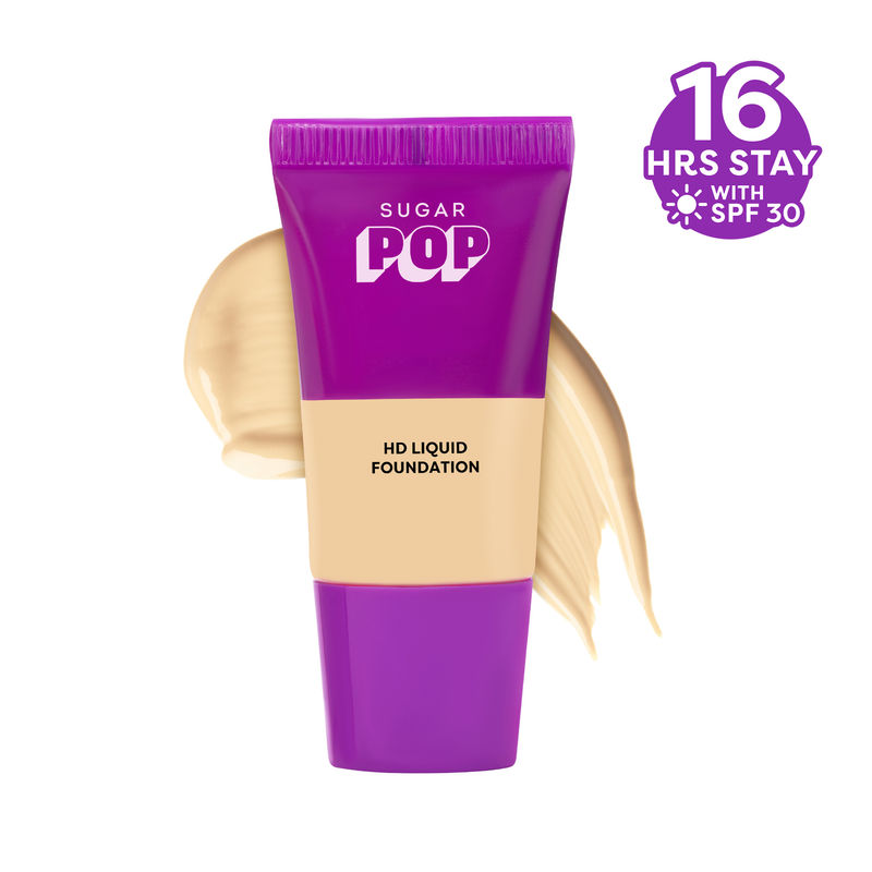 SUGAR POP HD Liquid Foundation - 01 Hazelnut