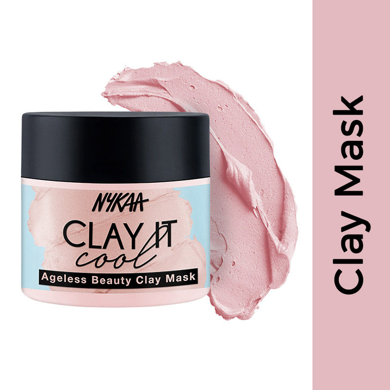 Nykaa Clay It Cool Ageless Beauty Clay Mask With Gotu Kola & Green Tea Extracts