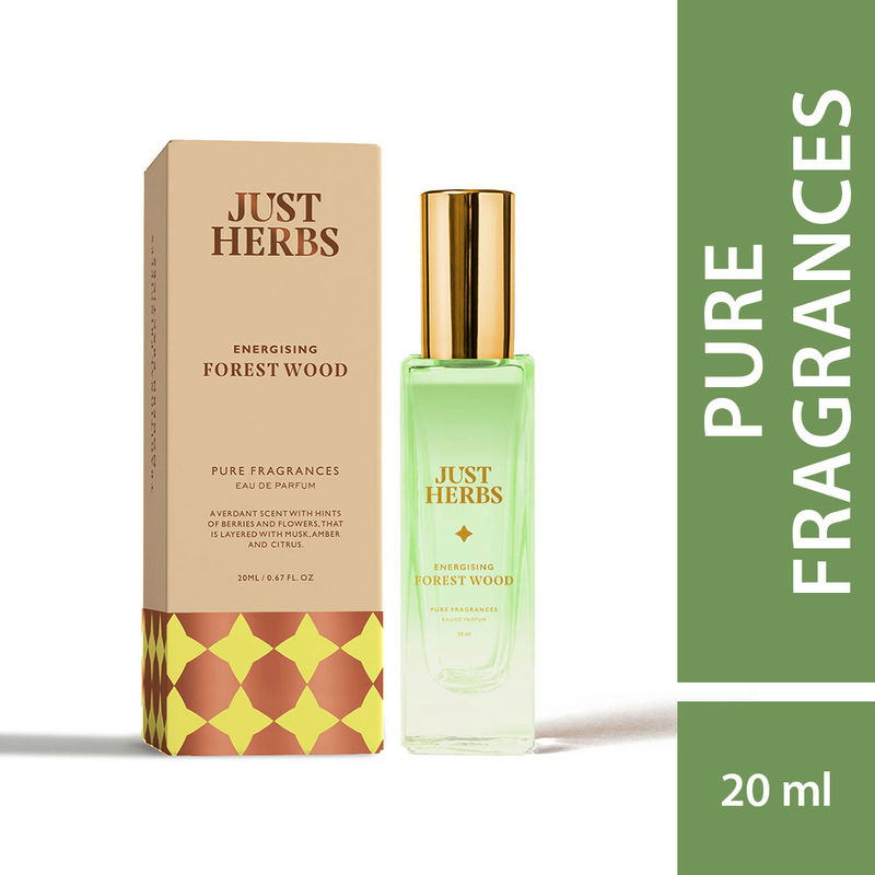 Buy Just Herbs Energising Forest Wood Pure Fragrances Eau De Parfum Online