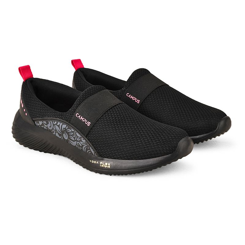 Campus Camp Eloy Black Women Casual Shoes (UK 5)