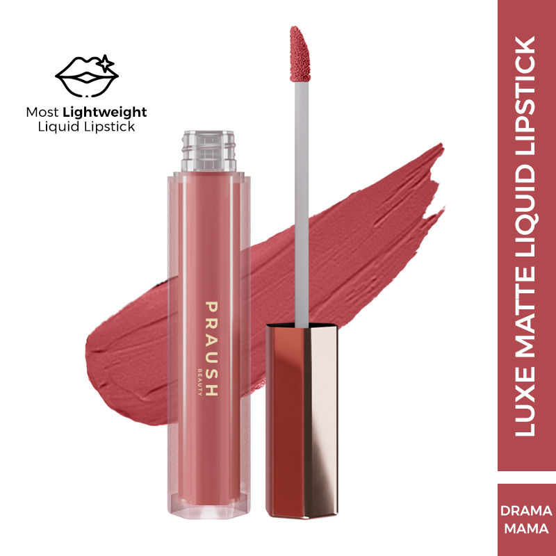 Praush Beauty Luxe Matte Liquid Lipstick - Drama Mama