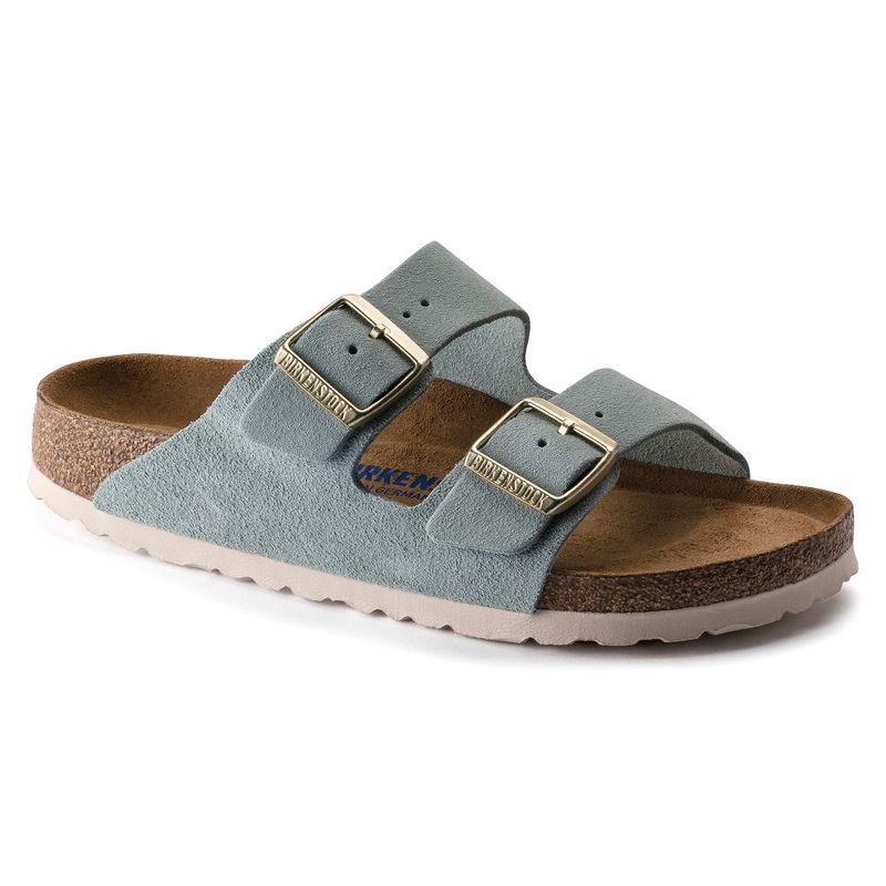 Buy Birkenstock Arizona Soft Footbed Suede Leather Sandals Unisex