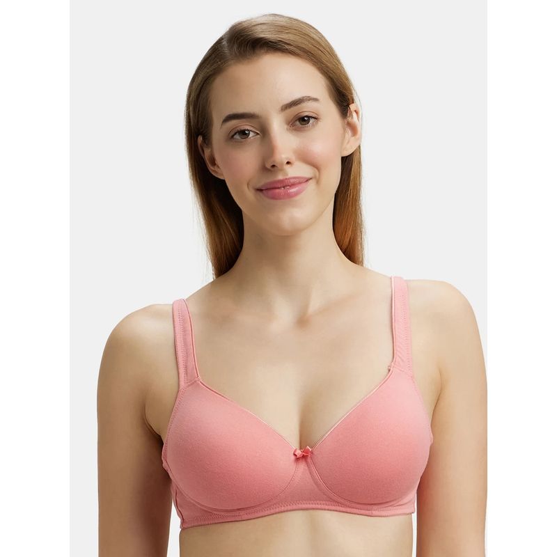 Buy Jockey Peach Blossom Non Wired Full Coverage T-Shirt Bra - Style Number  - FE35 online