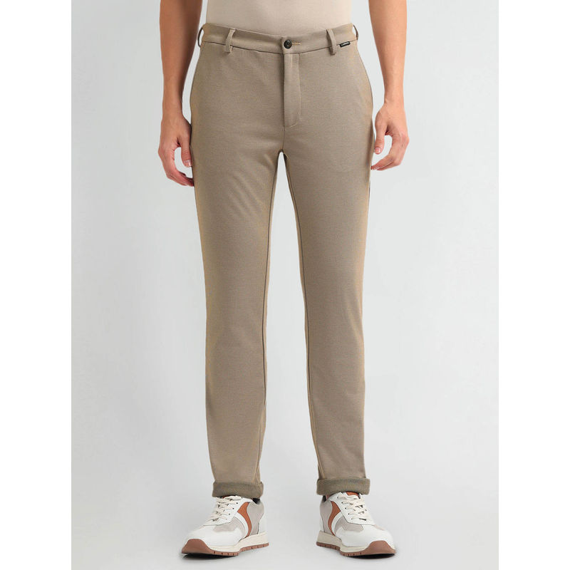 Arrow Sports Mid Rise Super Slim Fit Trousers (32)