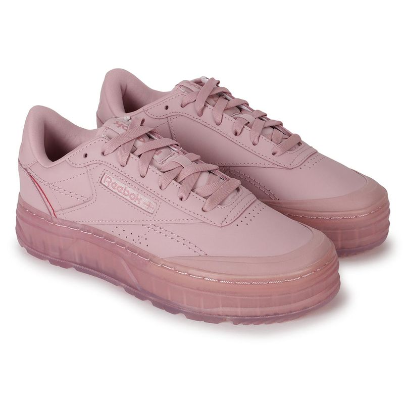 Reebok Classics Classics Club C Double Geo Pink Casual Sneakers (UK 5)
