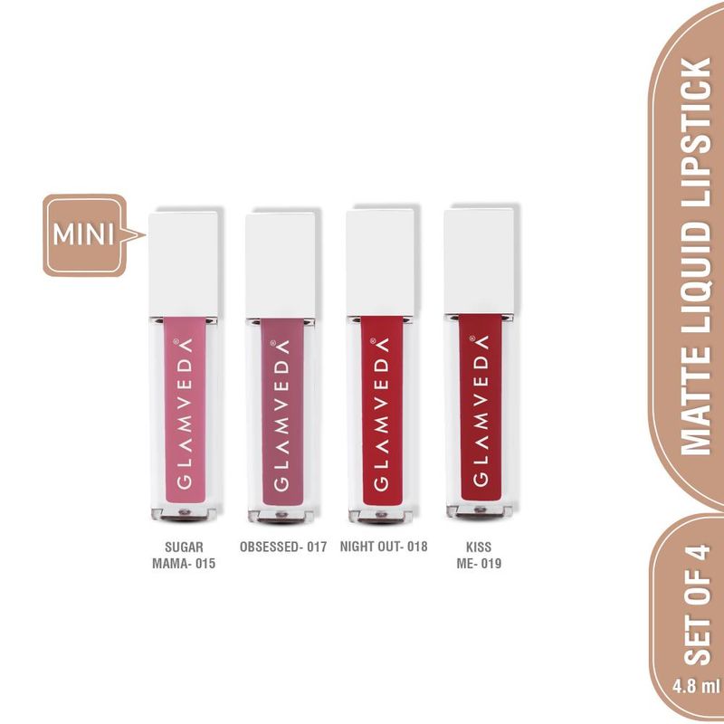 Glamveda X Rashami Desai Look Mini Matte Liquid Lipstick - Date Night