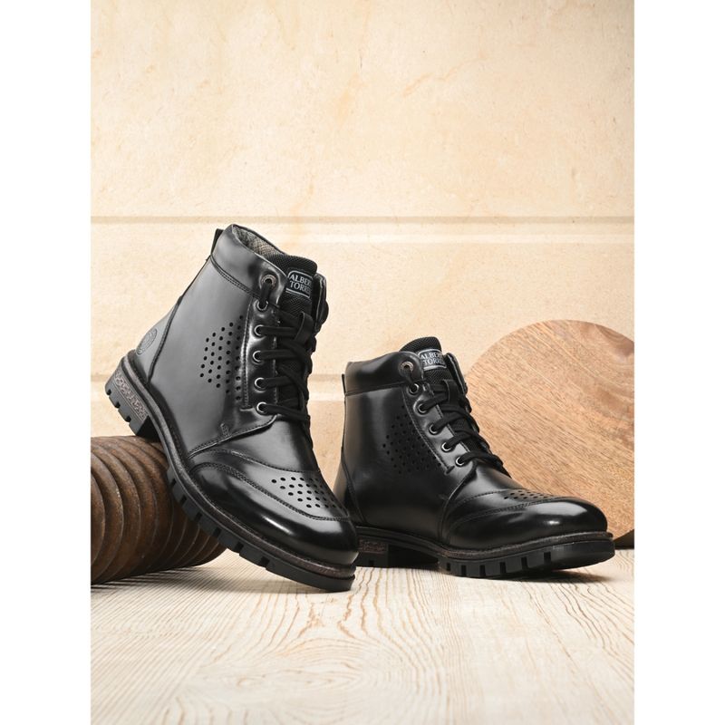 Alberto Torresi Ankle Hight Lace Up Boots For Men (EURO 43)