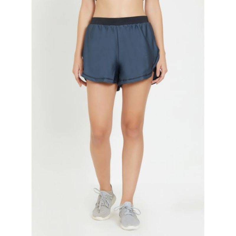 Tuna London Grey Poly Blend Track Pants For Women (L)