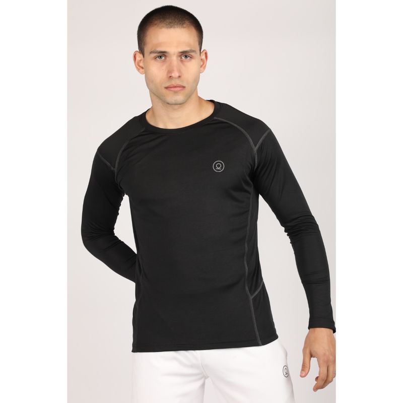 CHKOKKO Men Round Neck Regular Dry Fit Gym Sports T-Shirt (S)