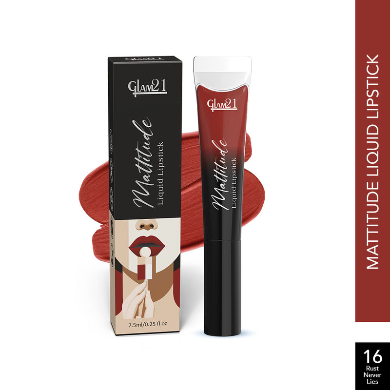 GLAM21 Mattitude Liquid Matte Lipstick - Rust Never Lies
