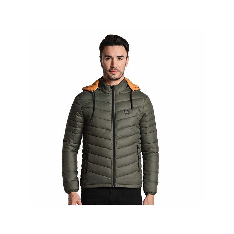 THE HOLISTIK Equator USB Heated Jacket | Flexible Thermal Heating | Winter Hooded Jacket (2XL)