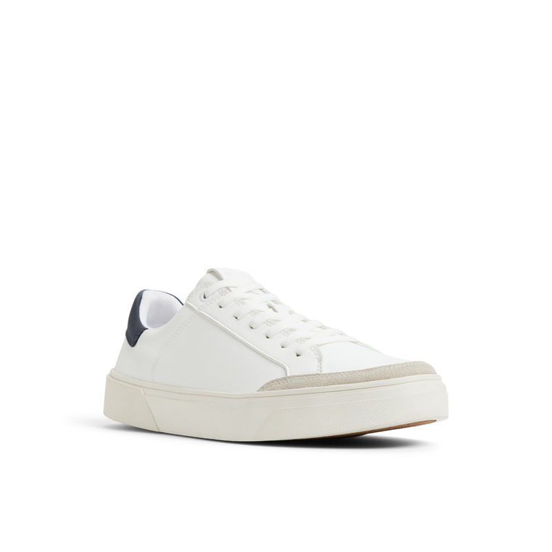 Aldo Men White Lace-Up Sneakers (UK 9)