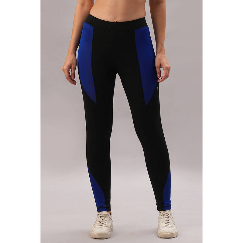 Tuna London Women's Black Solid Leggings (S)