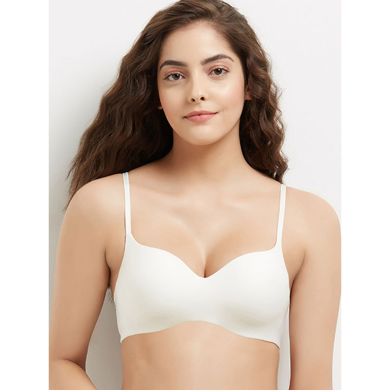 Wacoal Basic Mold Padded Non-Wired 3/4Th Cup Everyday T-Shirt Bra - Cream (38C)