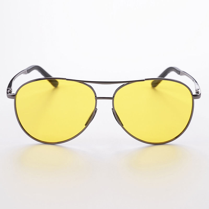 Intellilens Unisex Aviator Night Driving Polarized & UV Protected