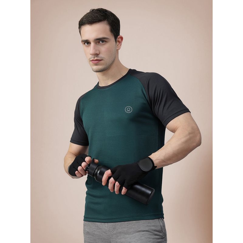 CHKOKKO Green Men Gym T-Shirt (2XL)