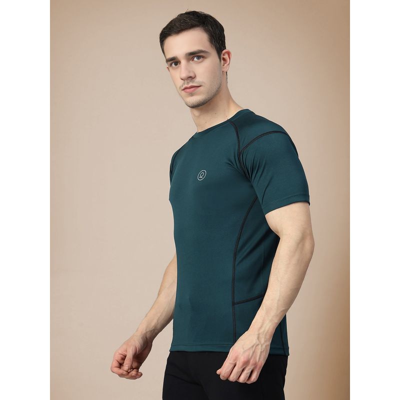 CHKOKKO Men Round Neck Regular Dry Fit Gym Sports T-Shirt (3XL)