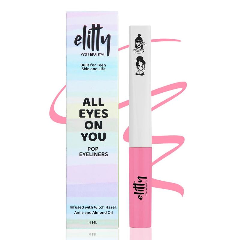 Elitty Matte Pop Coloured Eyeliner - Crossbow Light Pink