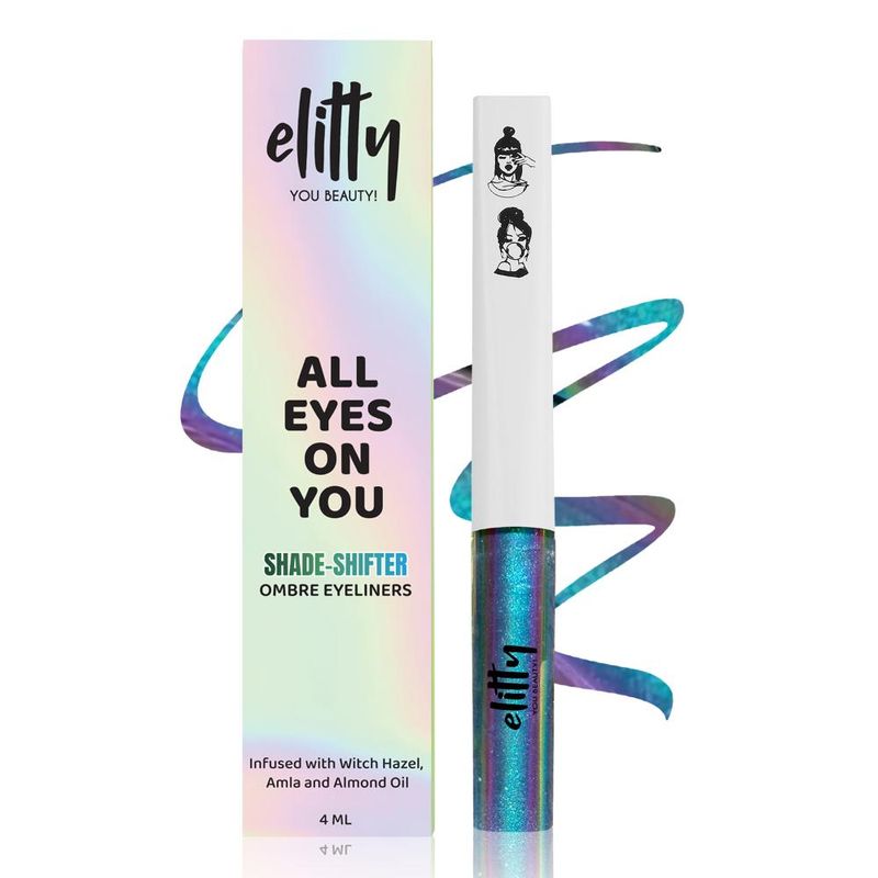 Elitty Holographic Pop Coloured Eyeliner - Jade Jive