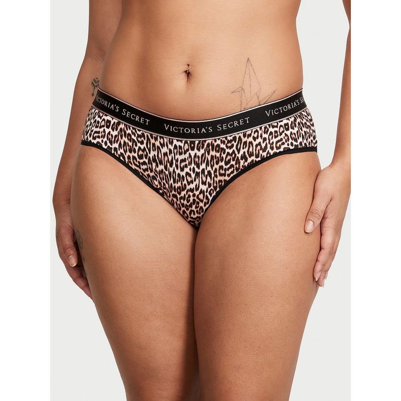 Victoria's Secret Logo Cotton Hip Hugger Panty (XS)