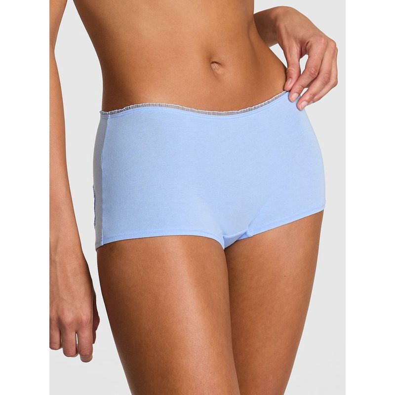 Victoria's Secret Pink Cotton Daisy Patch Boyshort Panty (XL)