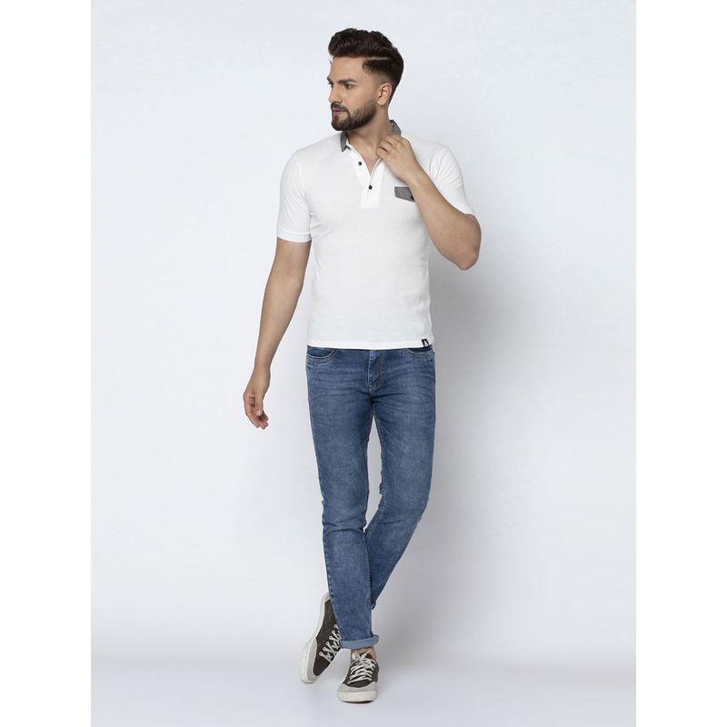Aesthetic Bodies Men's Polo T-shirt - White (M)
