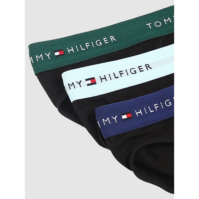 Tommy Hilfiger Multi-Color Solid Low Rise Briefs (Pack of 3) (M)