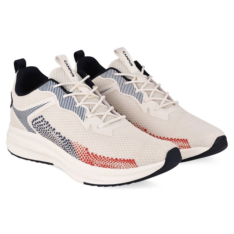 Campus Dapper Off White Running Shoes (UK 9)