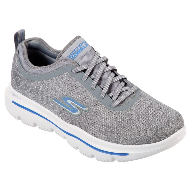 SKECHERS GO WALK EVOLUTION ULTRA LOGIC Grey GoWalk Walking shoes UK 6