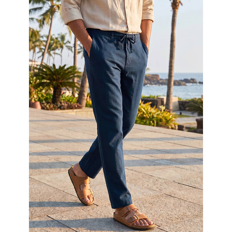 Bewakoof Men's Sage Green Pants (L)