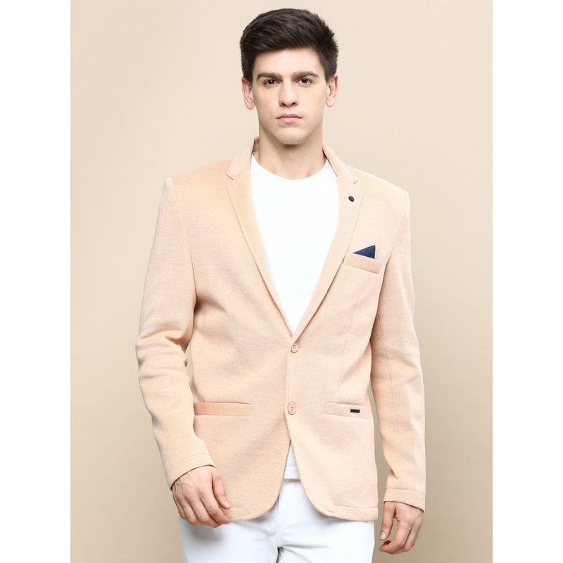 Peach colour triburner blazer