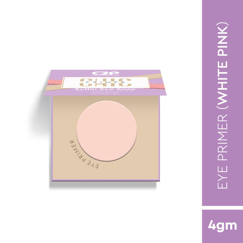 C2P Pro Chic Butter Eye Makeup Base Primer Hold Eyeshadow Fixing Pigment and Glitters - (Pink)