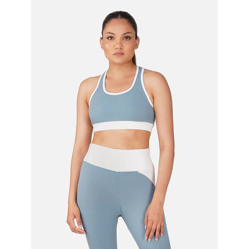 Wear Jukebox Power Flow Sports Bra Women Blue (S)