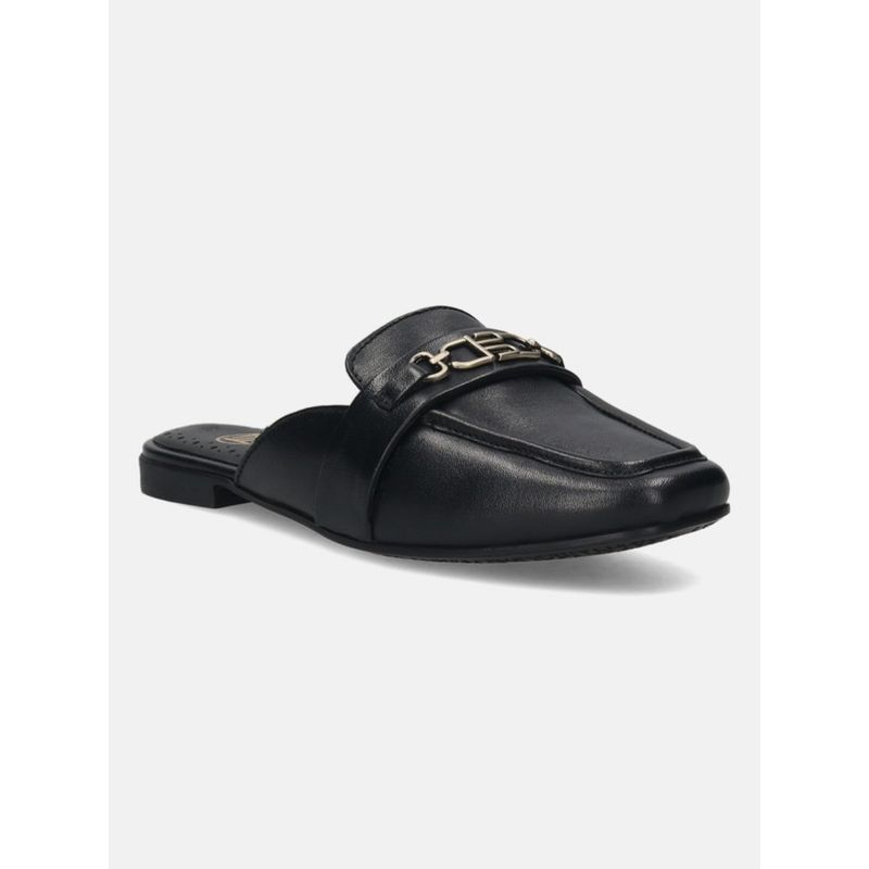 BAGATT Anela Black Leather Womens Mules (EURO 37)