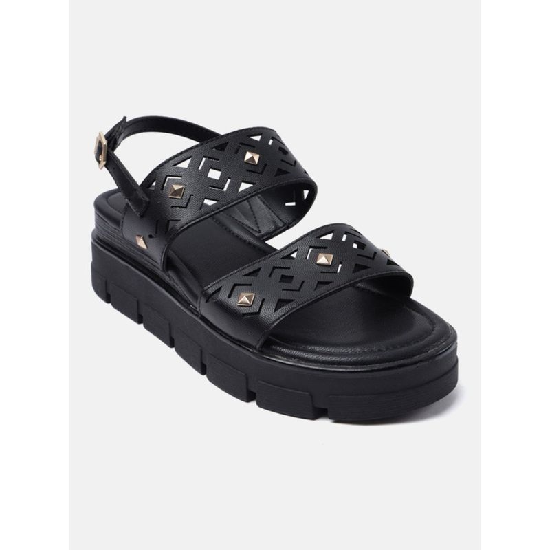 BAGATT Mariella Black Womens Back Strap Sandals (EURO 37)