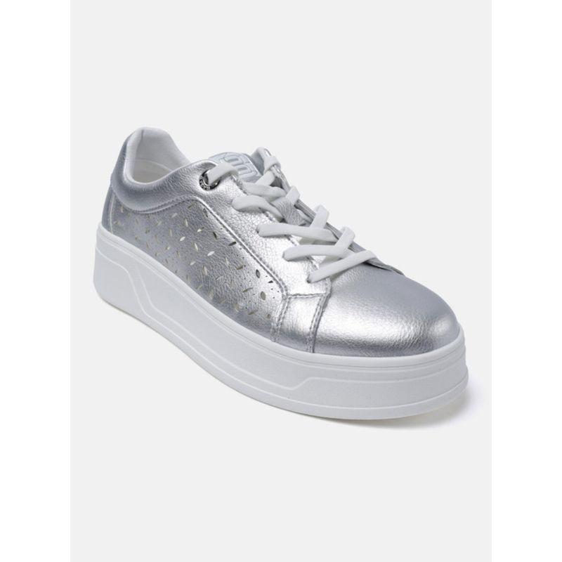 BAGATT Piper Evo Silver Womens Sneakers (EURO 37)