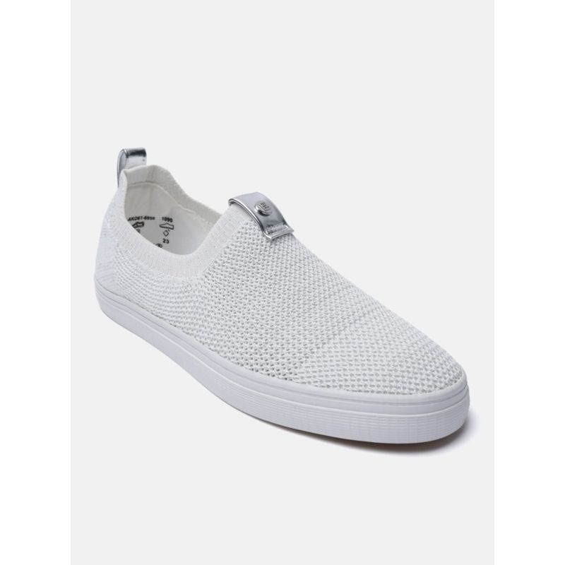 BAGATT Lali White Womens Slip On Sneakers (EURO 37)